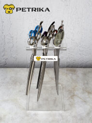 Настольный держатель PETRIKA, подставка для ножниц на 6шт. Настольный держатель PETRIKA, подставка для ножниц на 6шт.